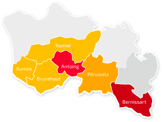 Carte des points de contact et permanences